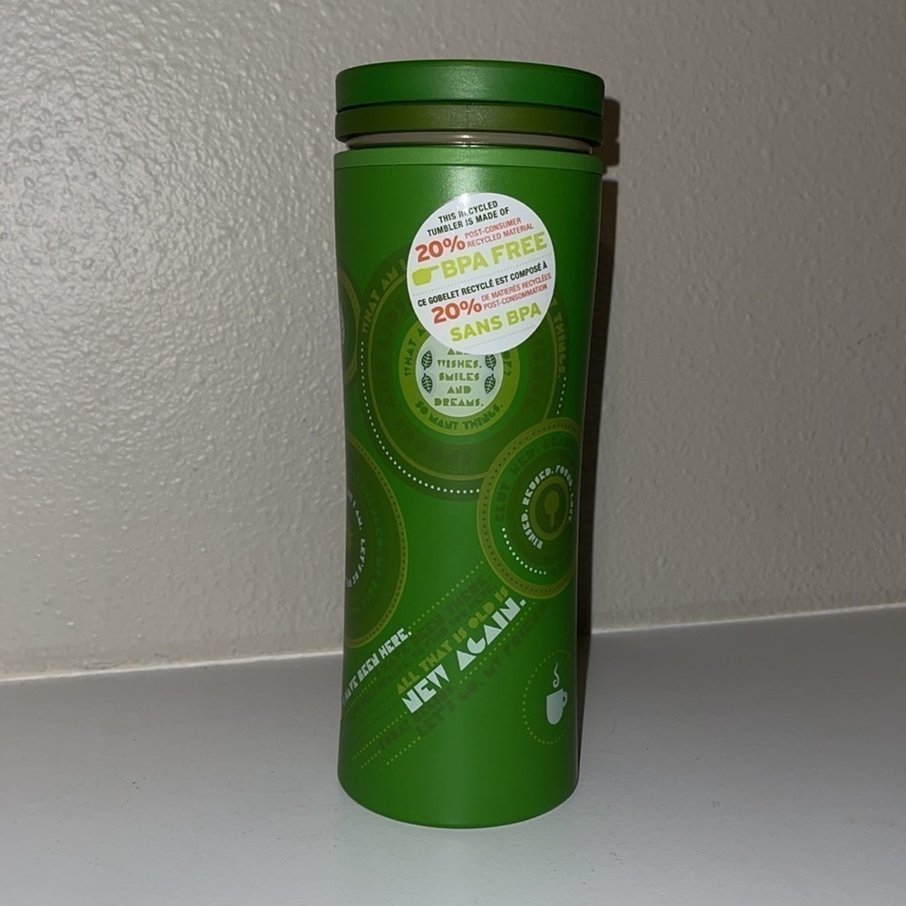 Starbucks 16oz Green Travel Tumbler Coffee